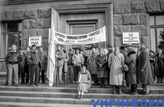 Мітинги-протести рухівців у Луцьку