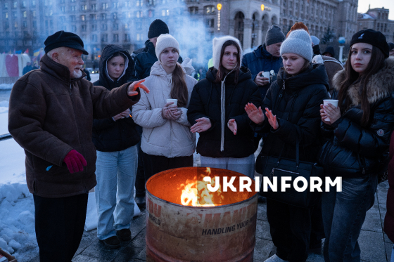 На Майдані Незалежності провели меморіально-мистецьку акцію "Територія гідності"