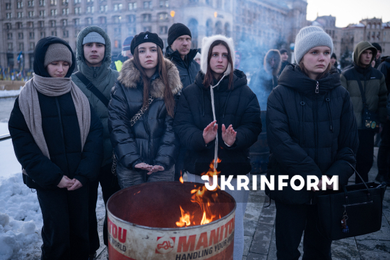 На Майдані Незалежності провели меморіально-мистецьку акцію "Територія гідності"