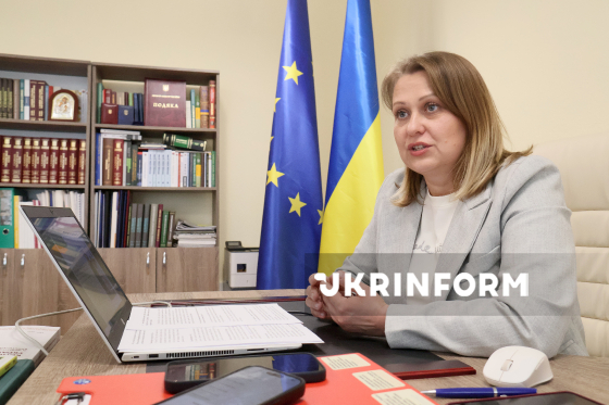 Юлія Чернобров дала інтерв’ю кореспонденту Укрінформу