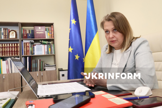 Юлія Чернобров дала інтерв’ю кореспонденту Укрінформу