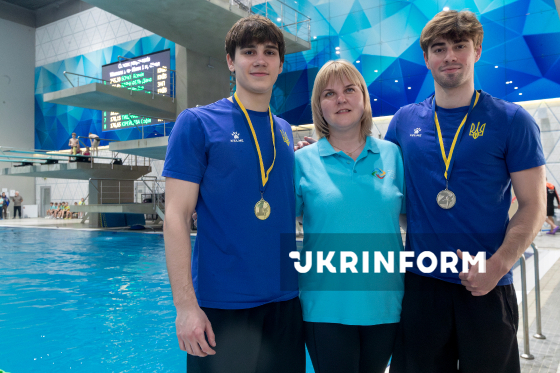 Змагання Кубка України зі стрибків у воду у Києві